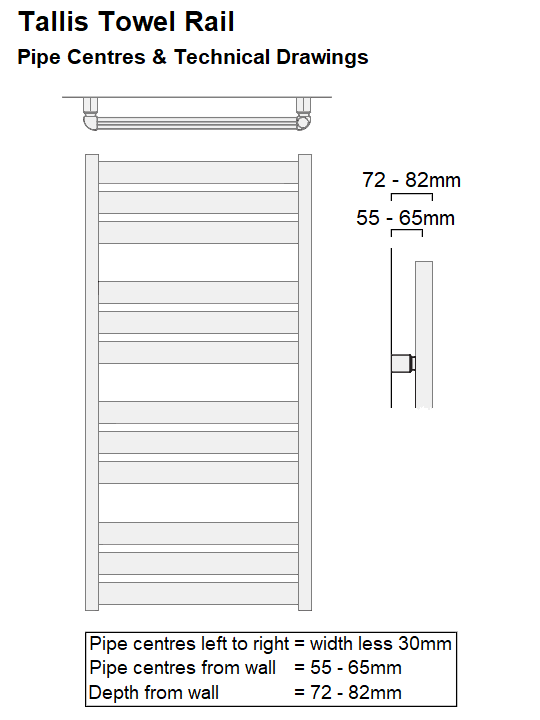 Tallis Ladder Rail 780 x 500